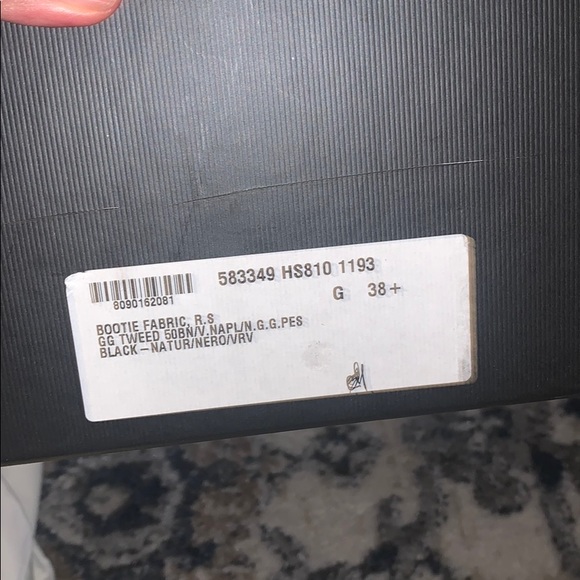 SOLd ! Gucci trip tweed boots 38.5 new - Picture 16 of 16